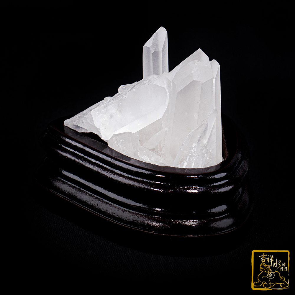 白水晶簇 323g 正能量