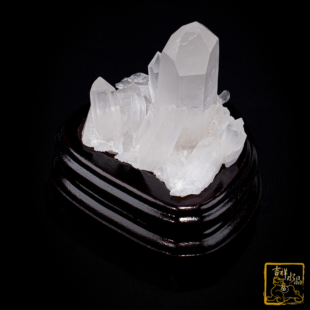 白水晶簇 526g 正能量