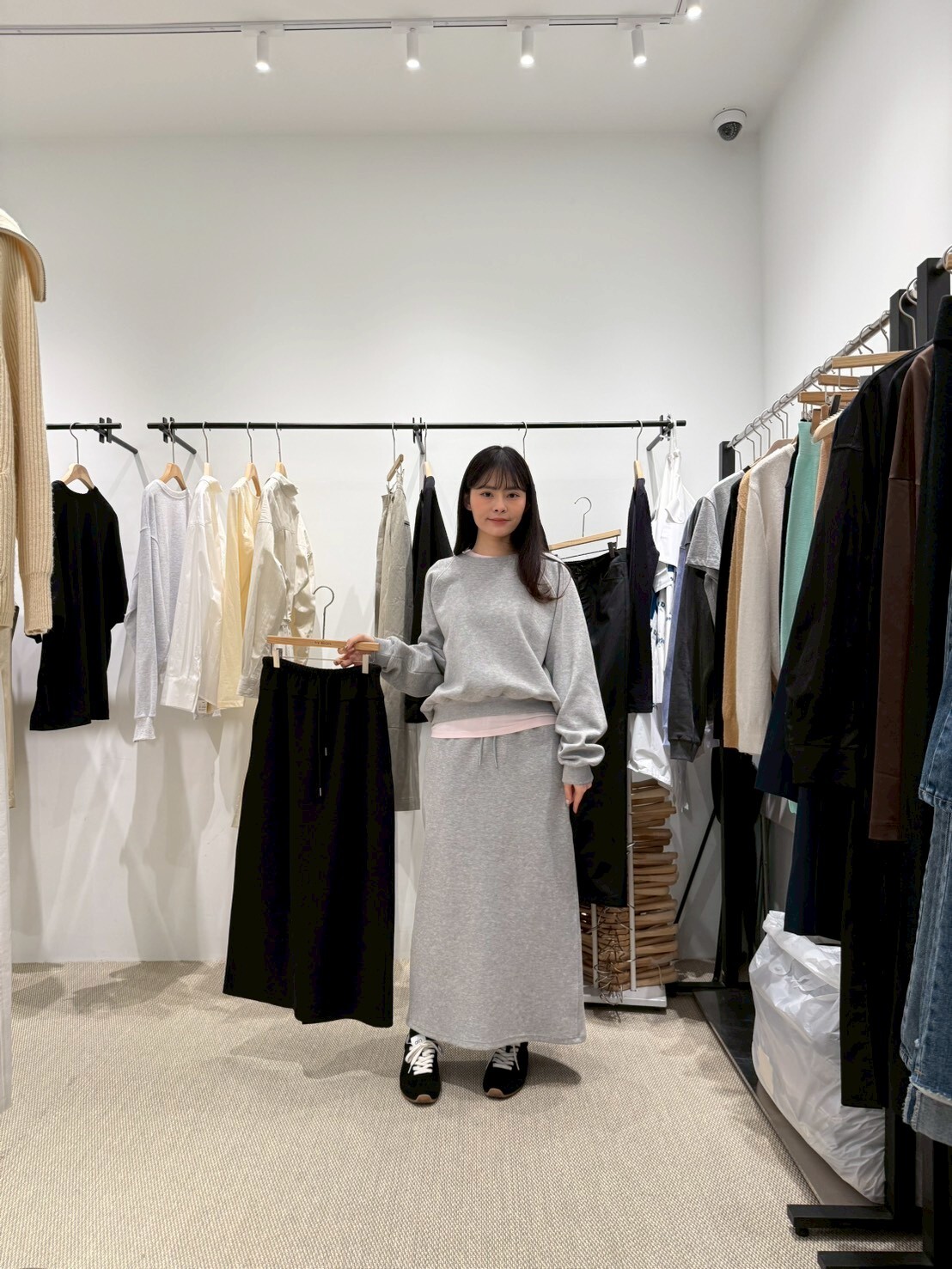 TS5516 後開叉衛衣長裙 *特價* (優惠碼同充值購物金不適用)