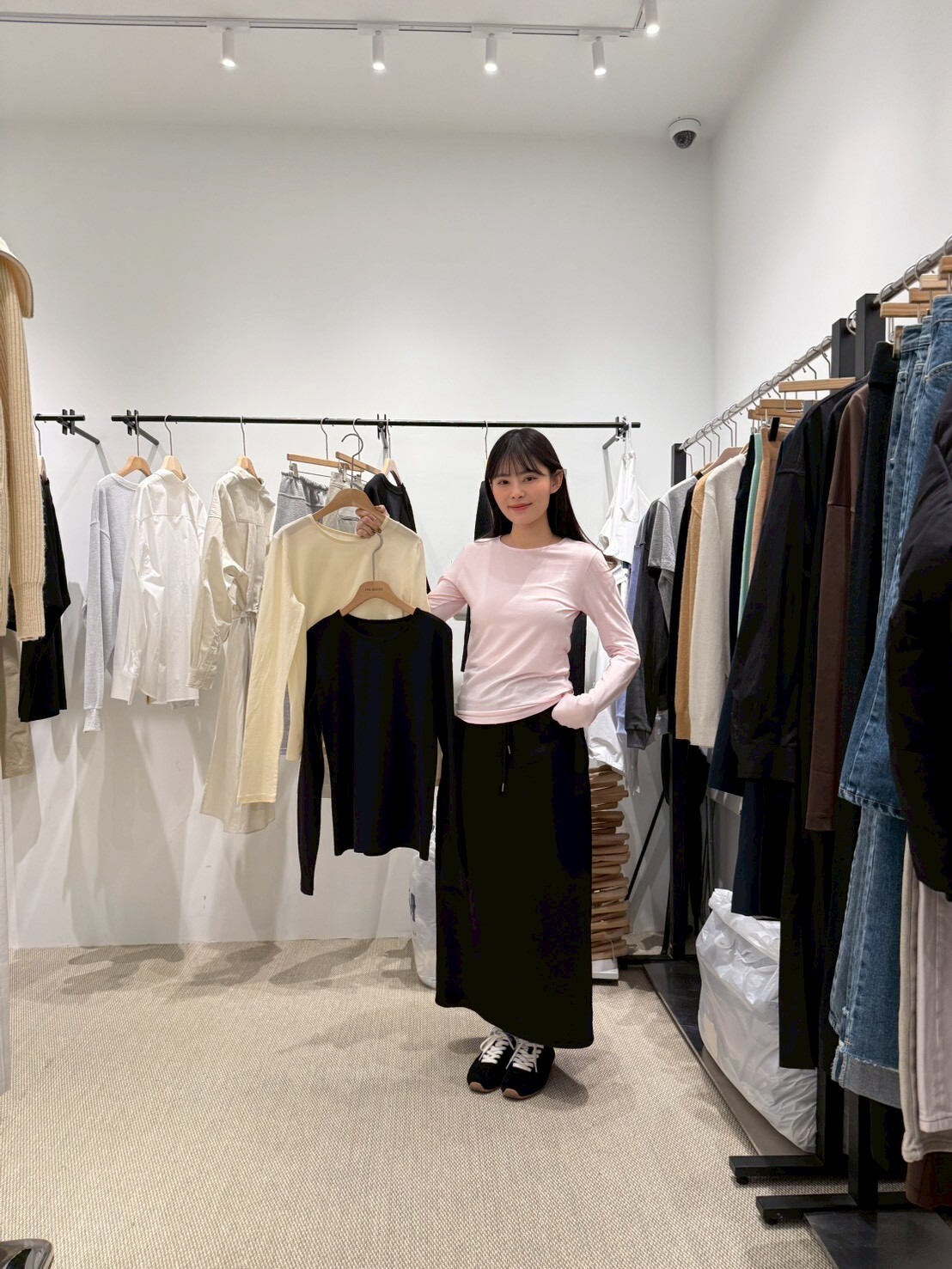 TS5503 馬卡龍色長袖上衣 *特價* (優惠碼同充值購物金不適用)