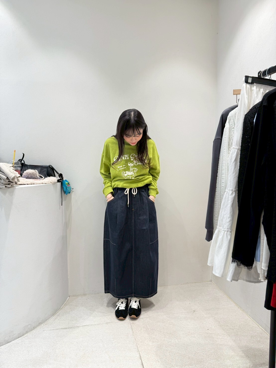 GC5501 全橡筋牛仔裙 *特價* (優惠碼同充值購物金不適用)