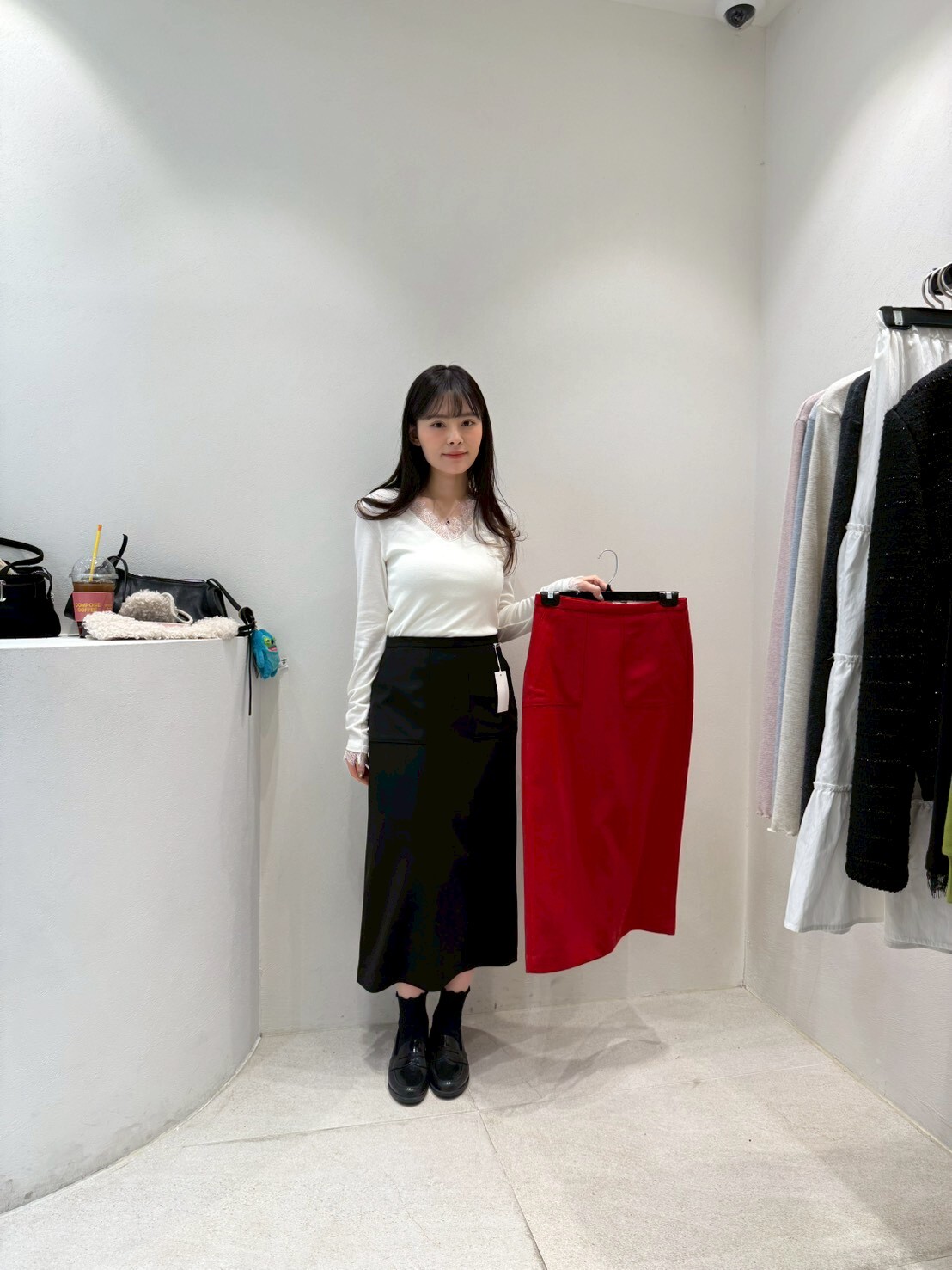 GC5508 口袋直筒裙 *特價* (優惠碼同充值購物金不適用)