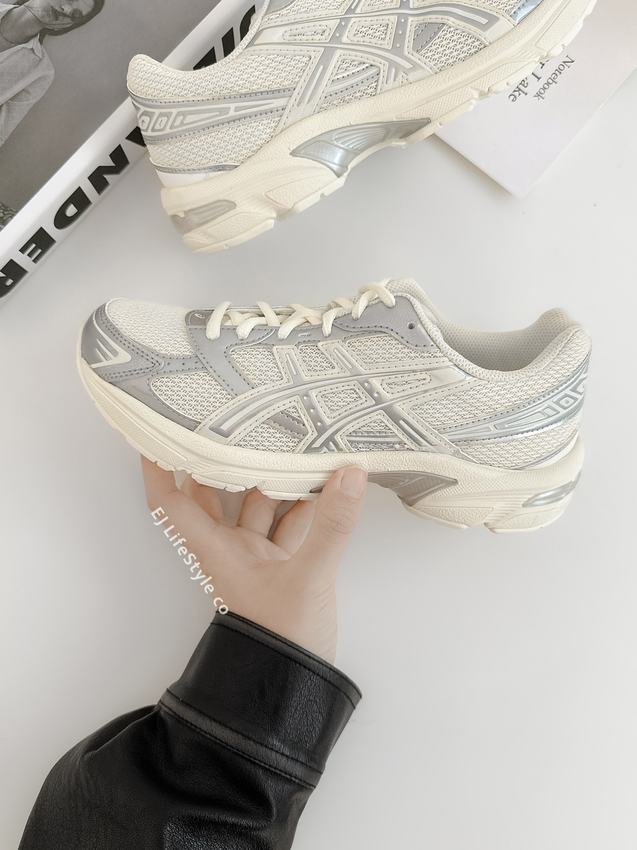 ASICS GEL-1130 鐳射奶油銀 金屬 奶油白 復古 男女鞋 1203A997-100 / 調貨