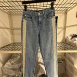 [S] KARL LAGERFELD BLUE RHINESTONE TRIM JEAN, L5TK2A23-QMT (SKL1509)