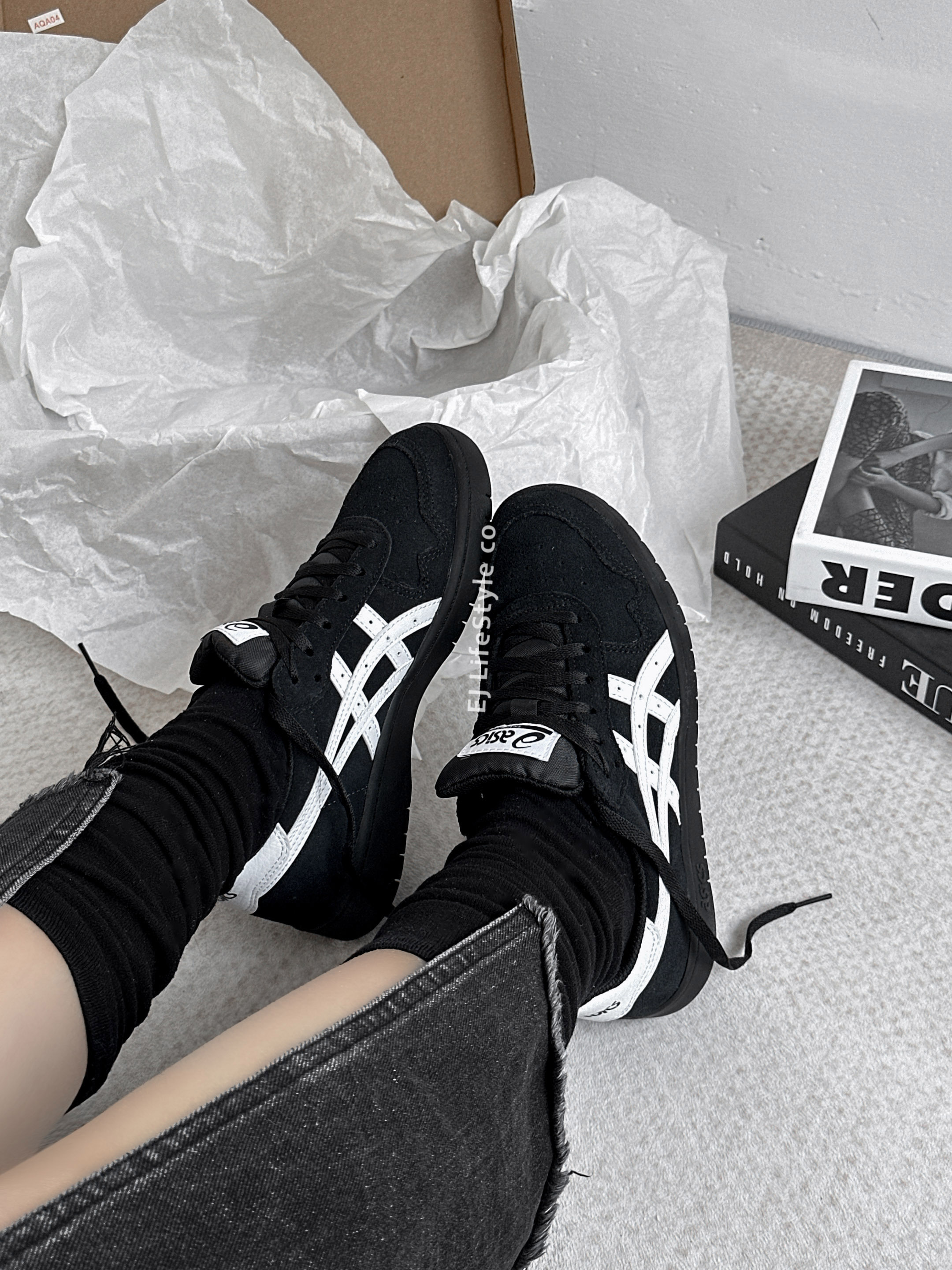 ASICS JAPAN PRO 黑白 全黑 黑武士 麂皮 復古 男女鞋 1201A920-001 / 調貨