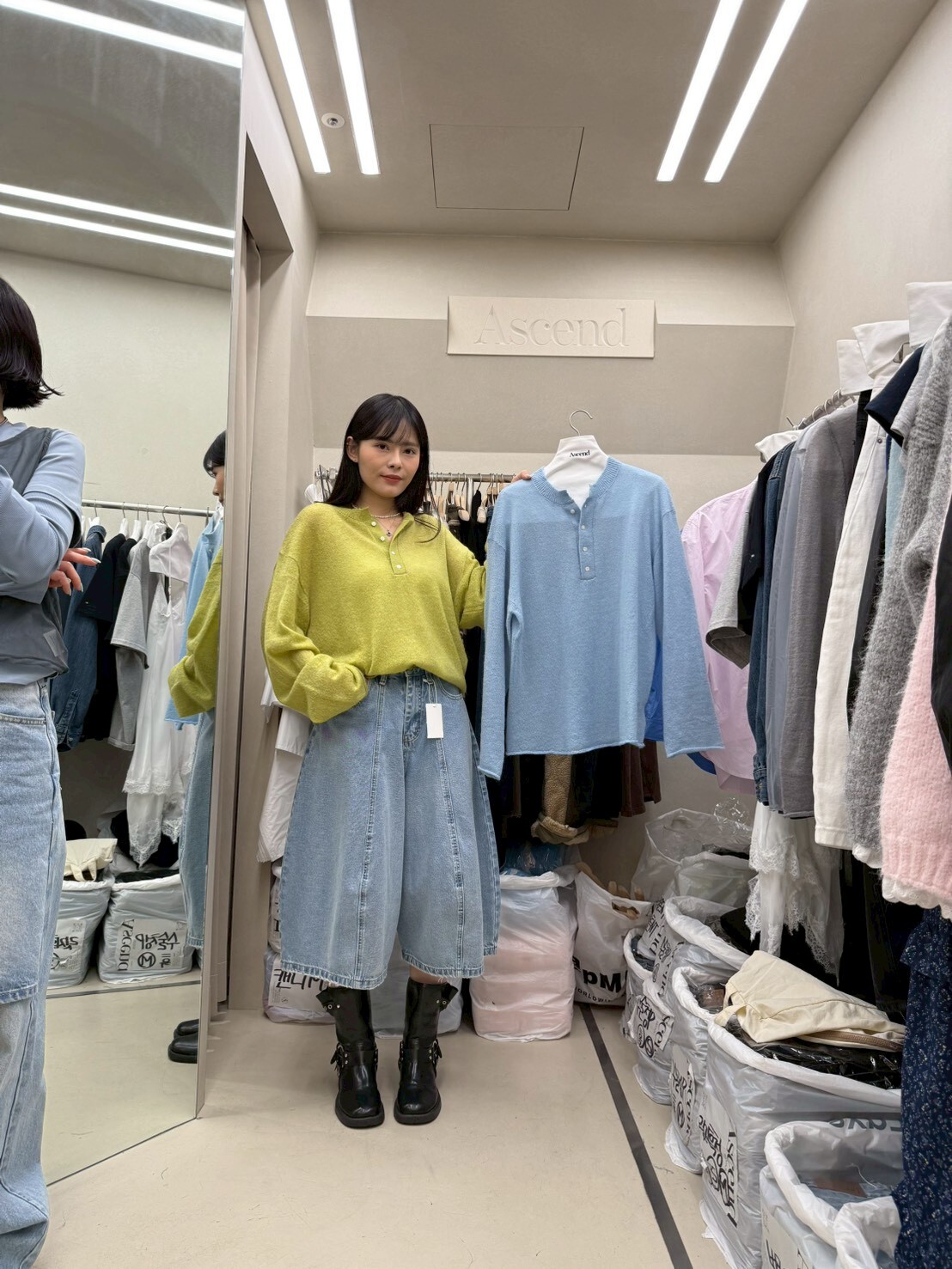 AC5517 亨利領針織衫 *特價* (充值購物金不適用)