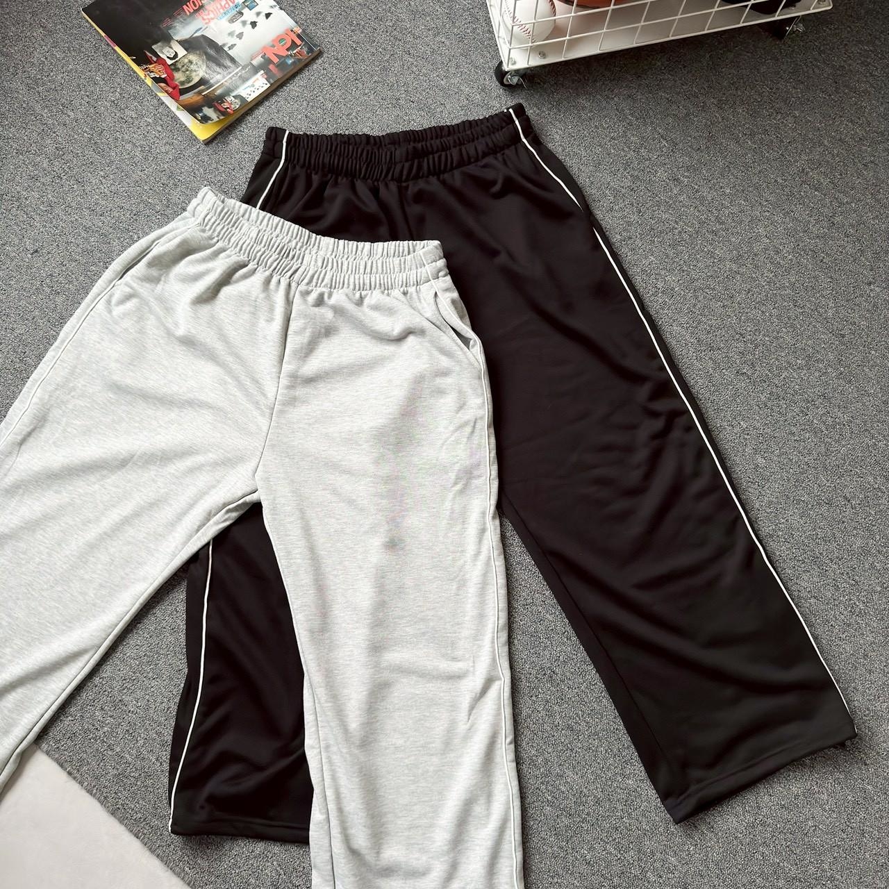 織帶休閒落地棉褲 1783