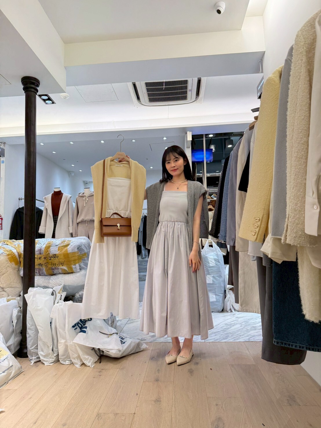 AY5506 少女感吊帶連身裙