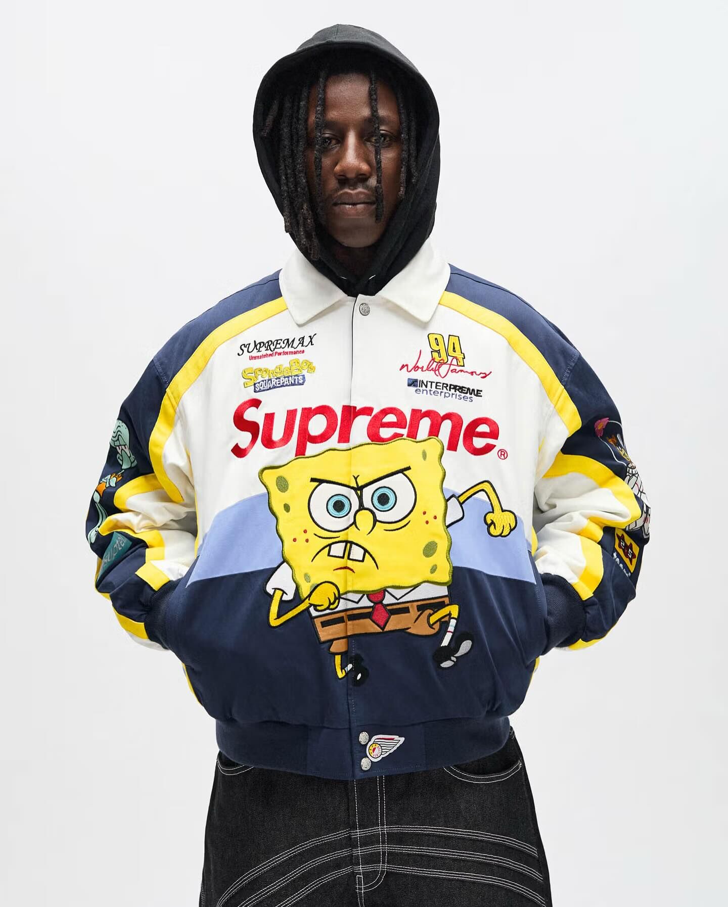 Supreme x SpongeBob 海綿寶寶 外套
