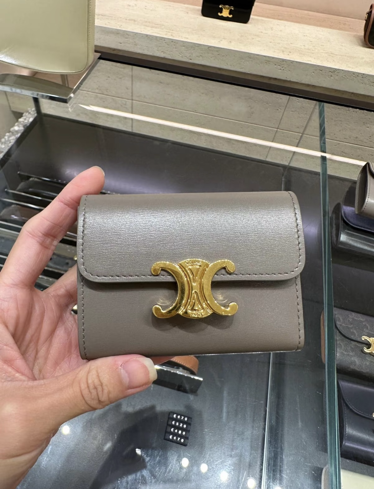 CELINE Compact Wallet with Coin