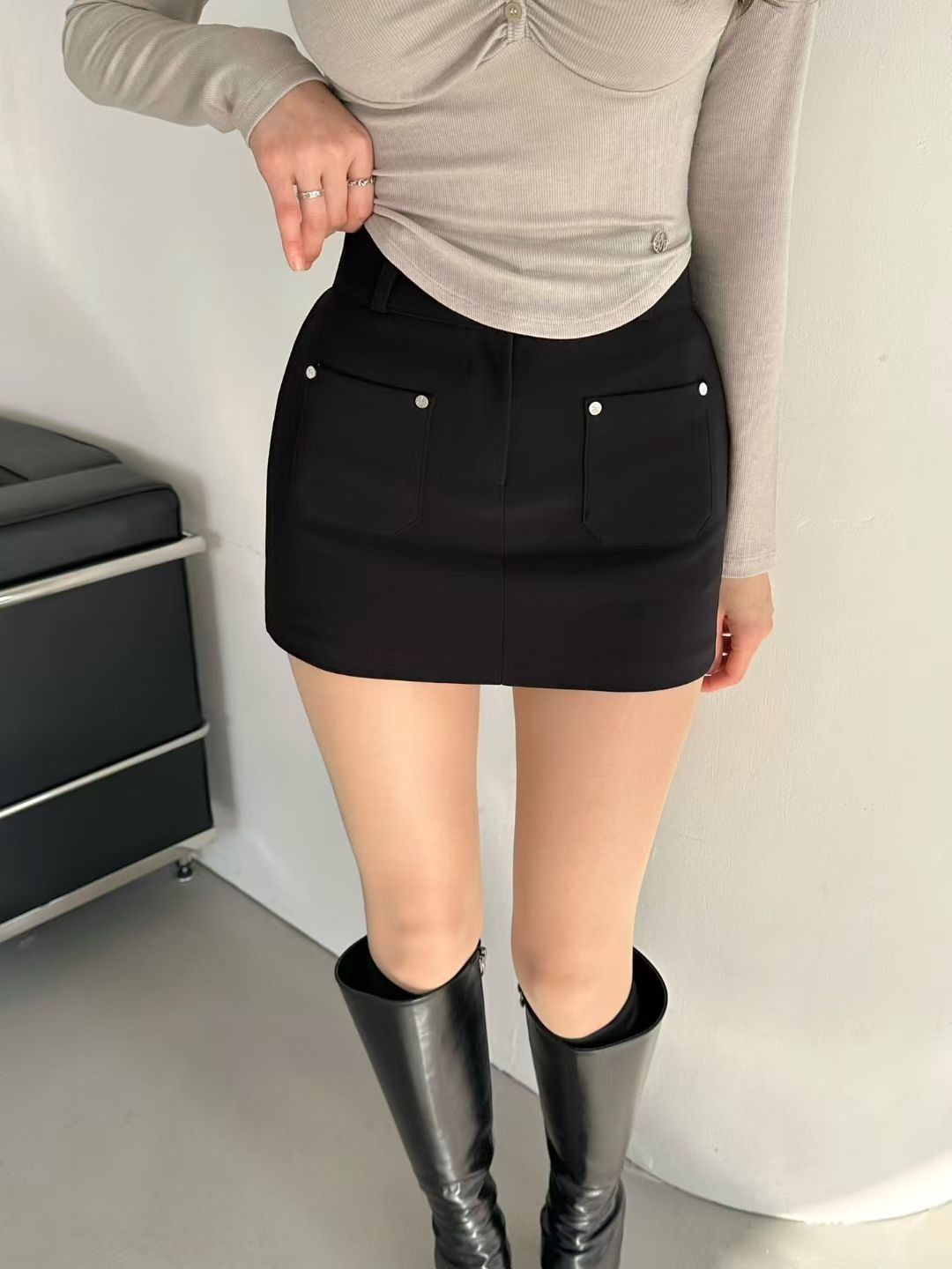 🇰🇷甜辣款｜好身材高腰短裙