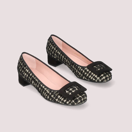 1PB0109-069 [PRETTY BALLERINAS] Odette Salon Woven Black #51833_A (BR)