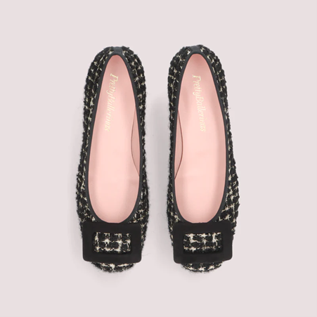1PB0109-069 [PRETTY BALLERINAS] Odette Salon Woven Black #51833_A (BR)