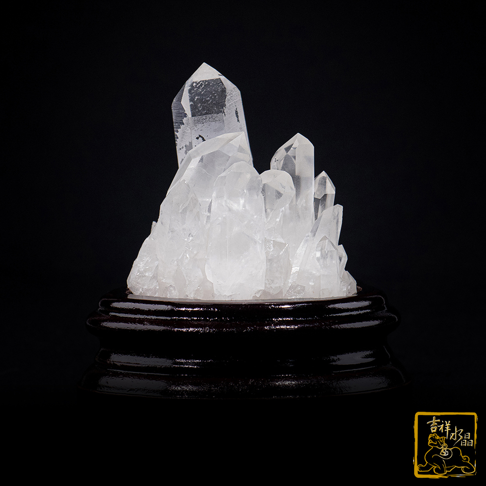 白水晶簇 317g 思緒清晰