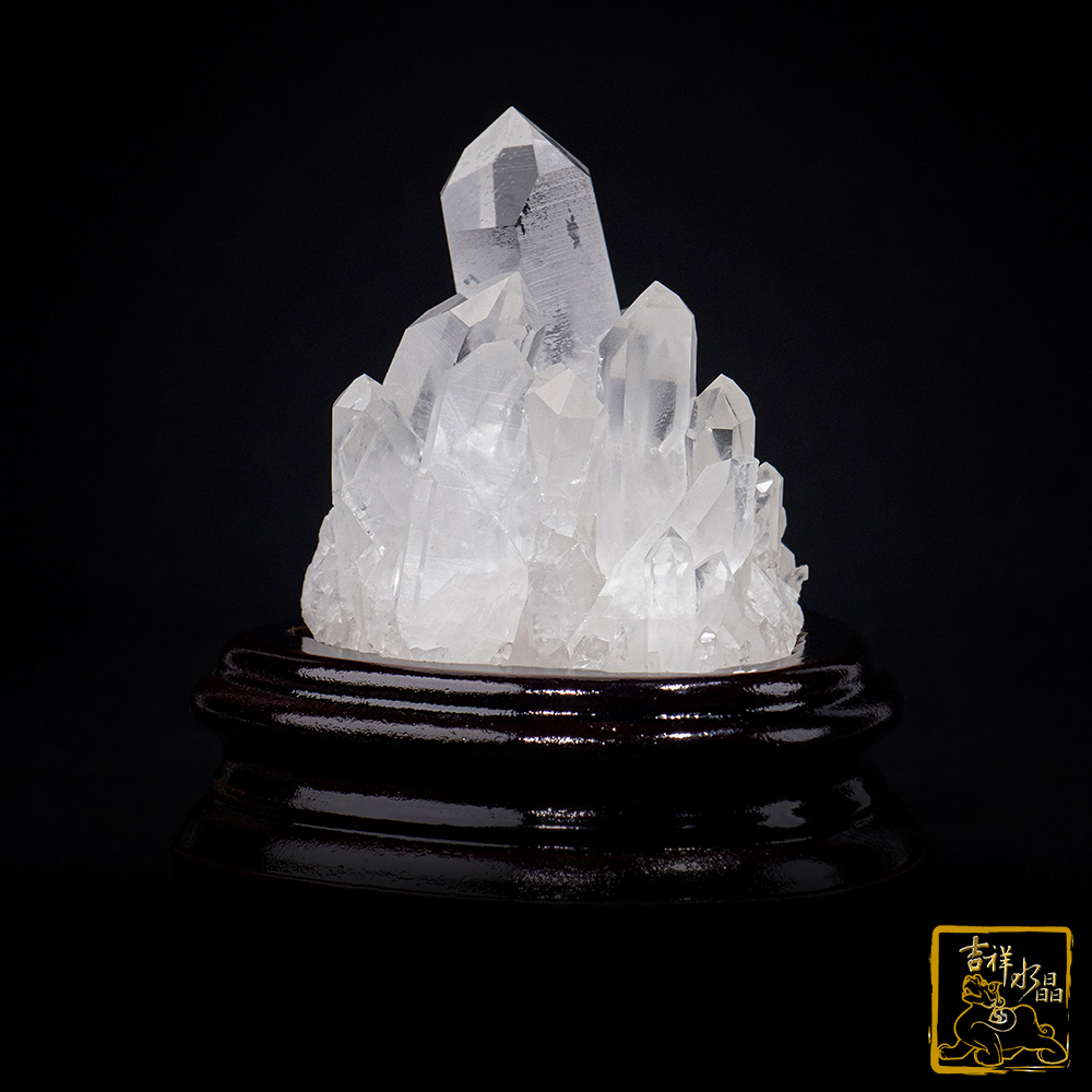 白水晶簇 317g 思緒清晰