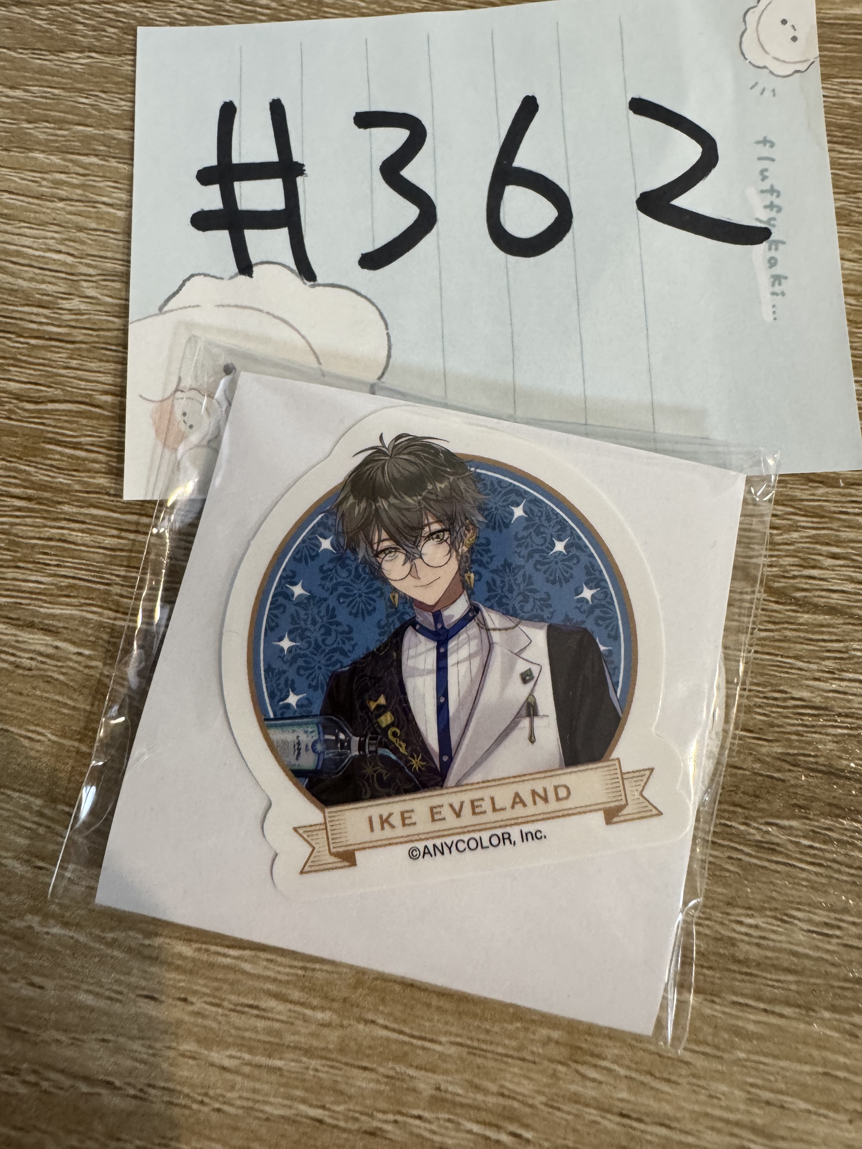 彩虹社 IKE 襟章 貼紙 set #362