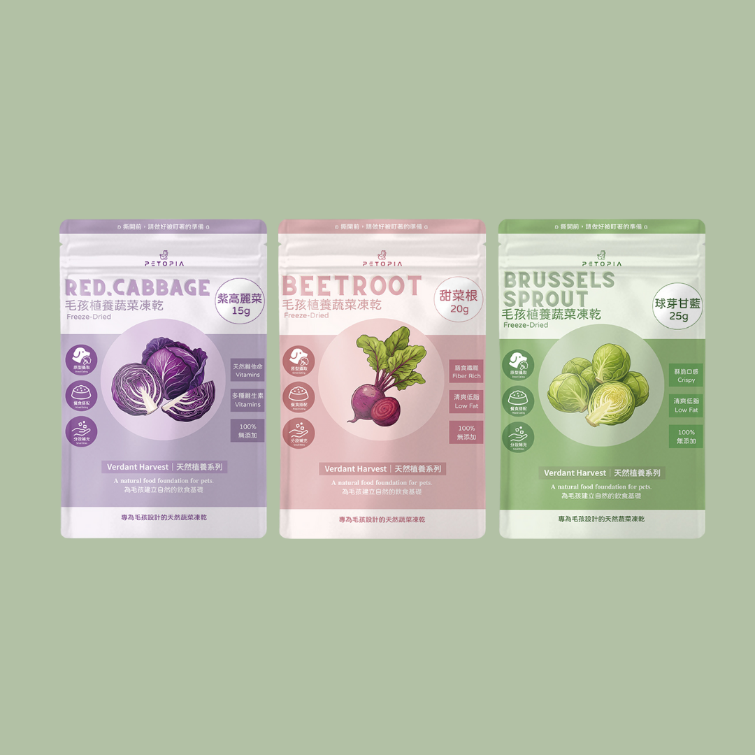 （售完待補貨）超級蔬菜三入組｜甜菜根・球芽甘藍・紫高麗菜