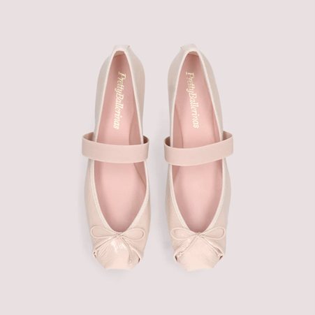 1PB0109-078 [PRETTY BALLERINAS] Gloss Rosato Mary Janes #51591_H (BR)