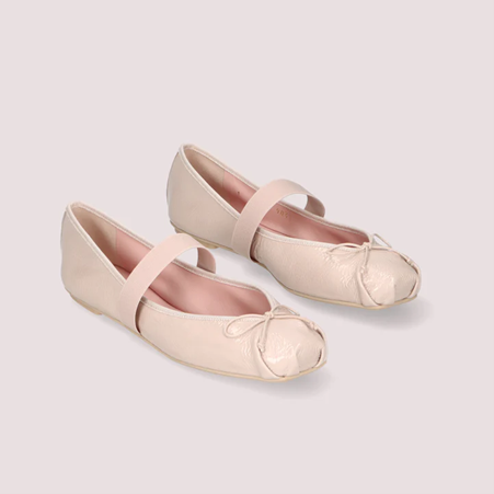 1PB0109-078 [PRETTY BALLERINAS] Gloss Rosato Mary Janes #51591_H (BR)