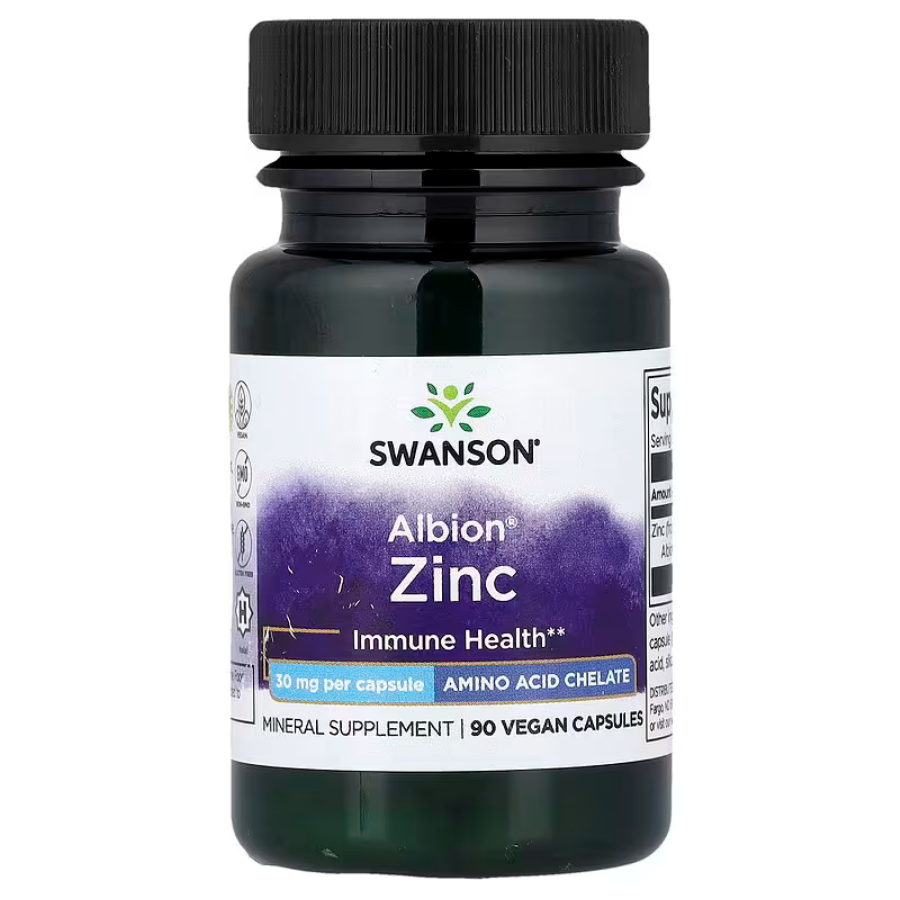 【Swanson】Albion Zinc 螯合鋅 30mg 90顆