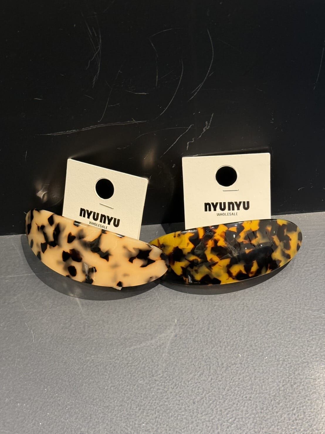 NU5577 玳瑁彈弓夾 *特價* (充值購物金不適用)