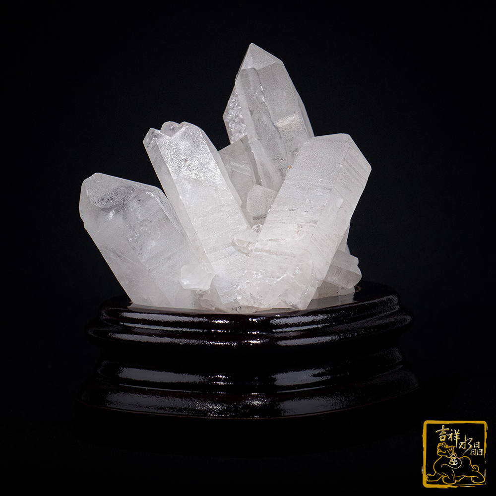 白水晶簇 386g 增強磁場