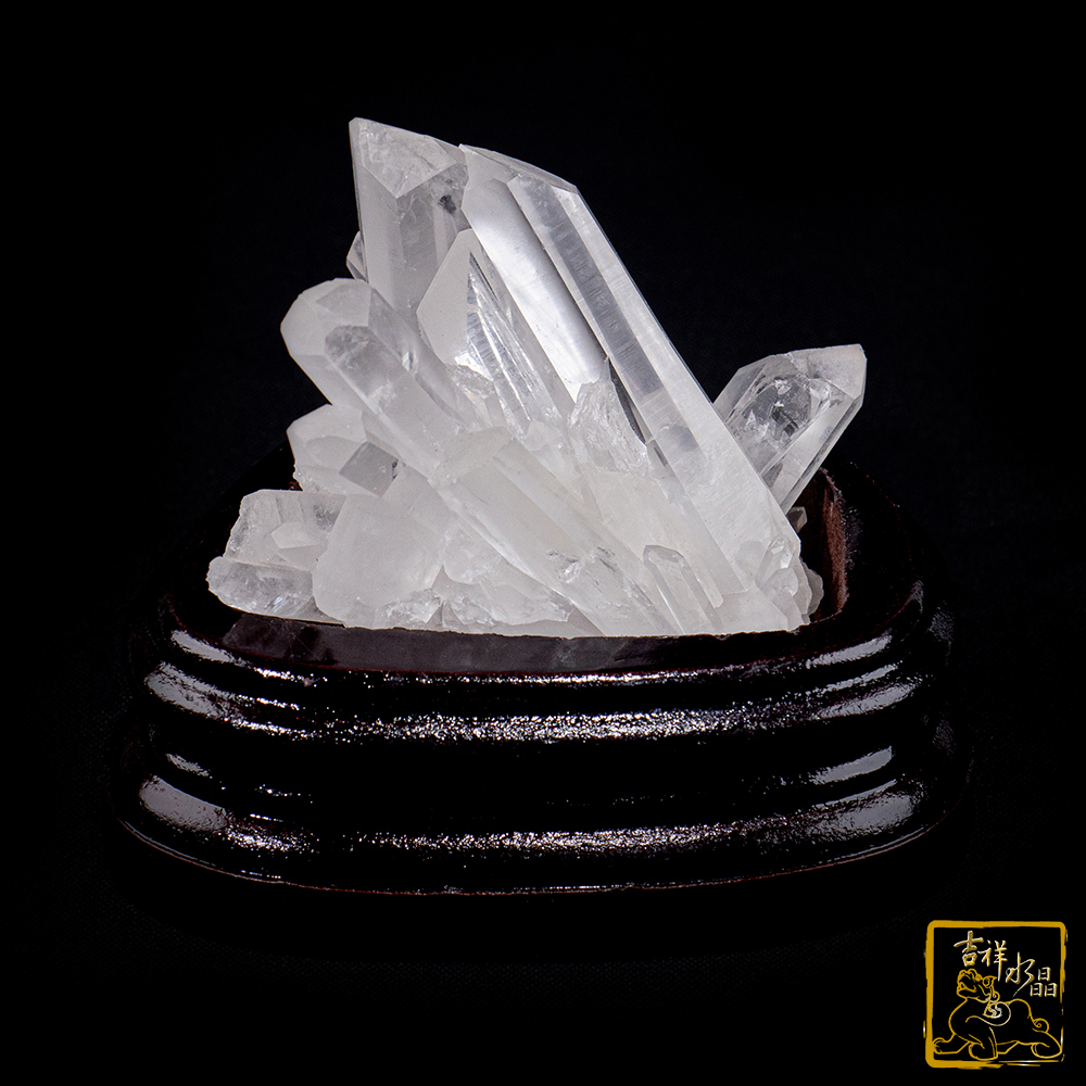 白水晶簇 321g 增強磁場