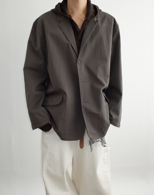 韓系剪裁寬鬆西裝套裝