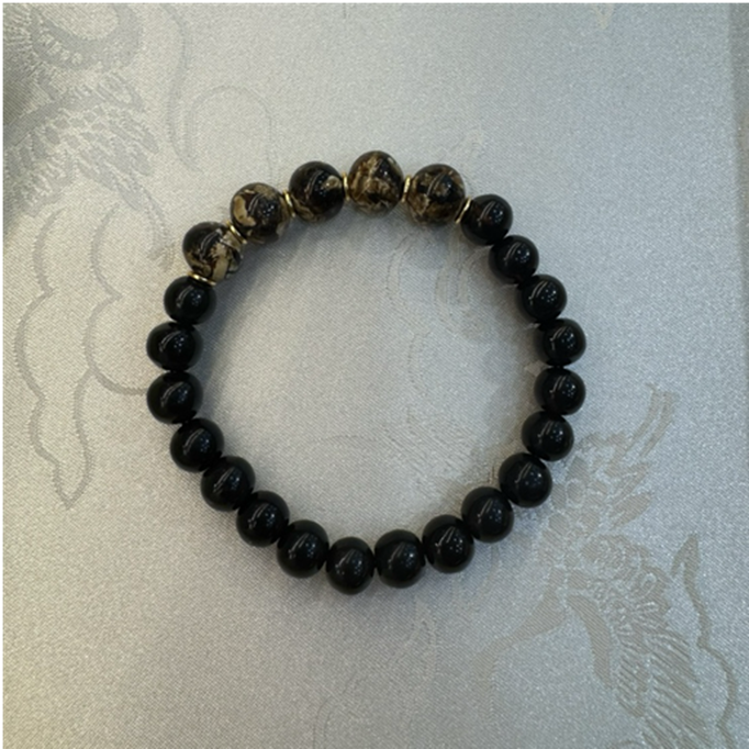 VF023 撫順翳珀DIY手串8m