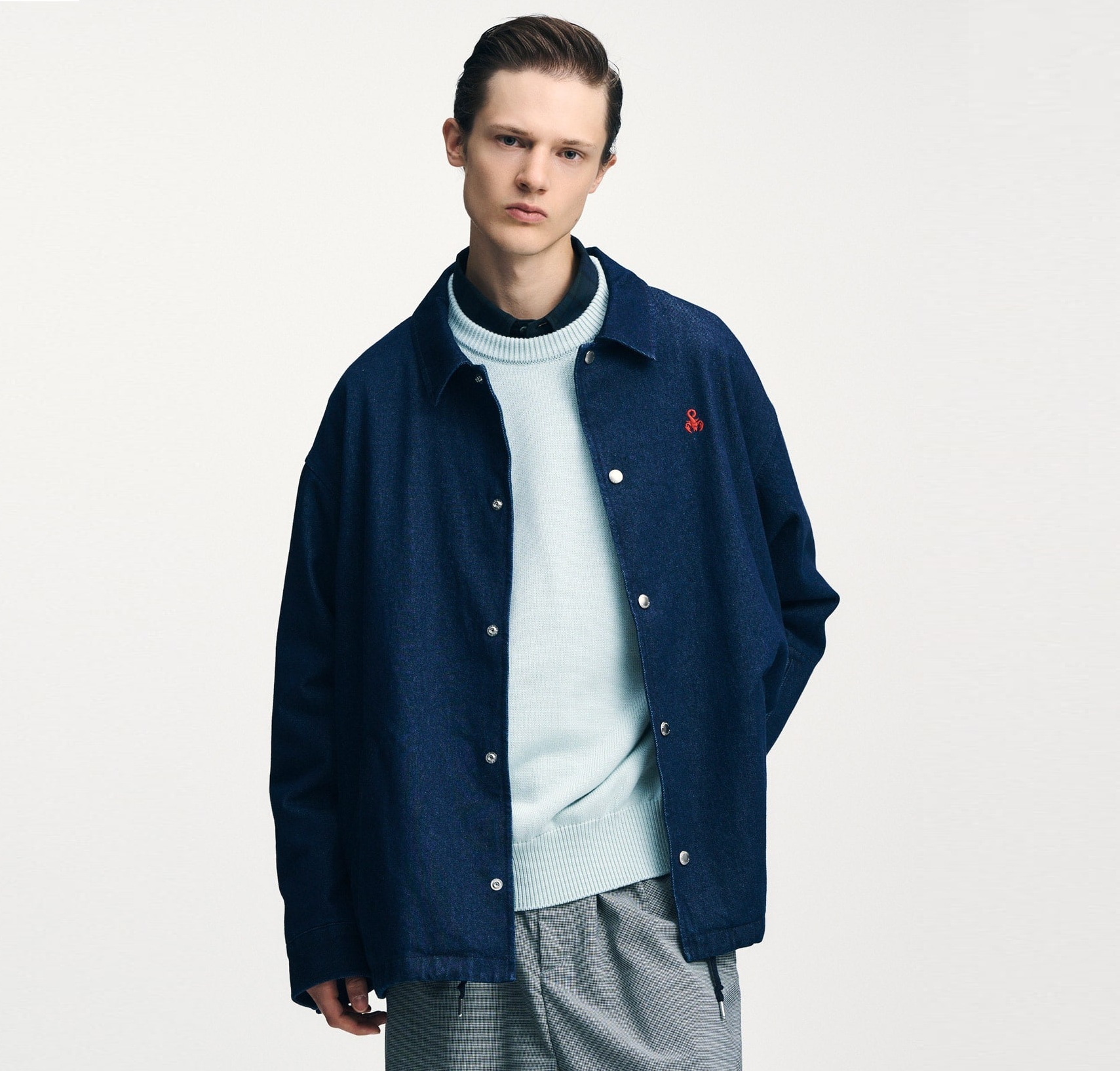 SOPHNET 2026 DICKIES OVERSIZED COACH JACKET - INDIGO PRE ORDER ITEM (預訂中)