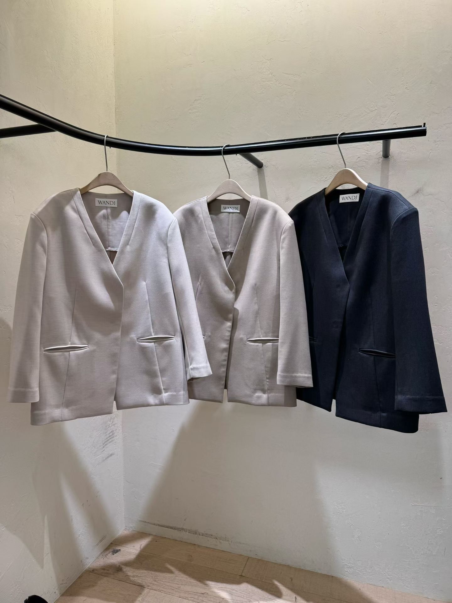 WJ5503 無領西裝外套 *特價* (充值購物金不適用)