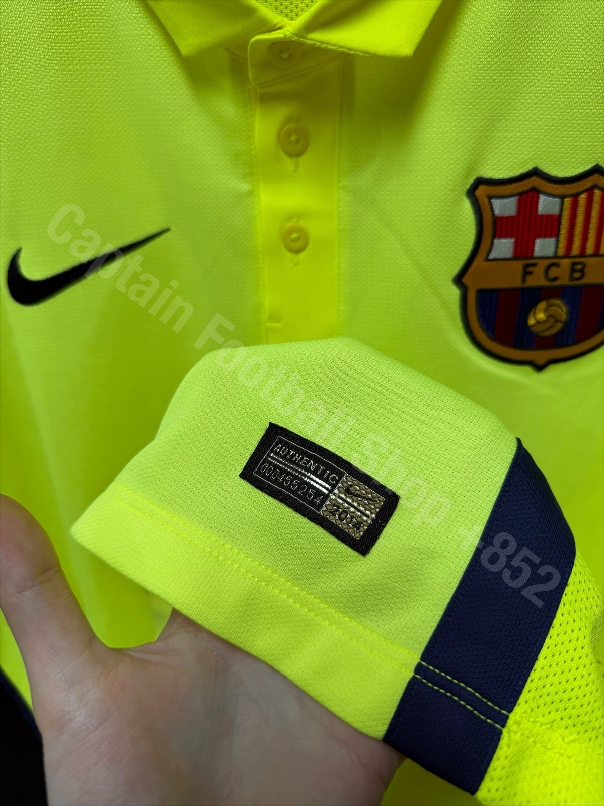 FC Barcelona 2014-2015 Nike Third Authentic Player Issu
