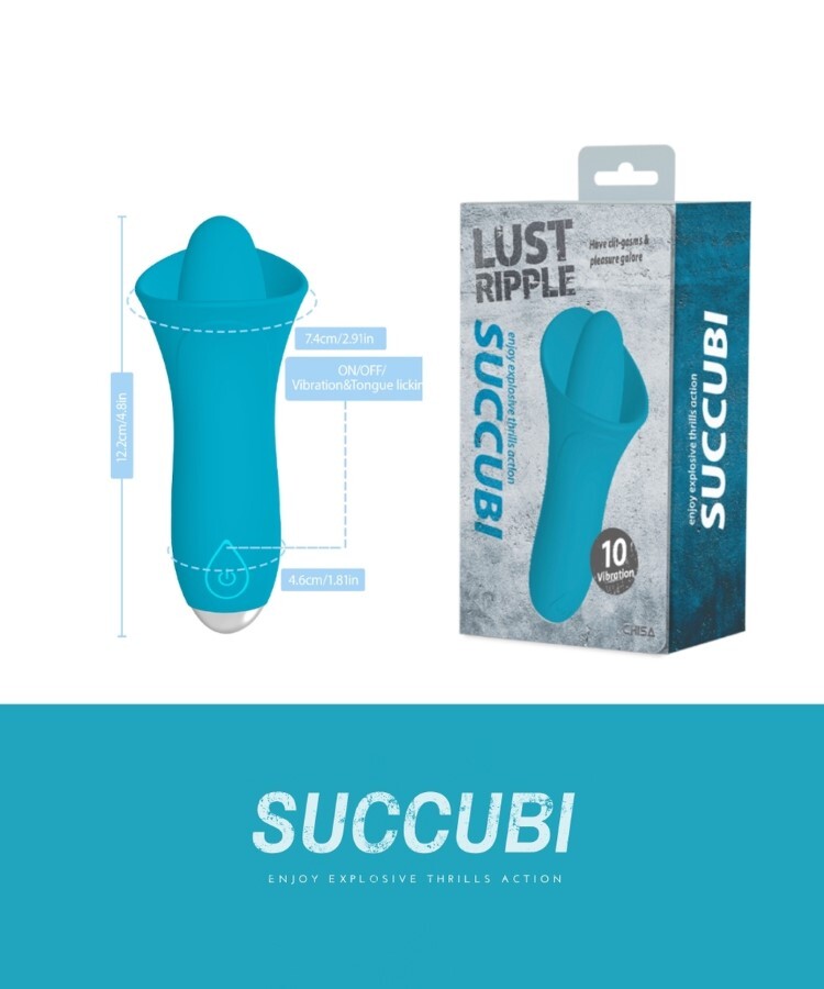 LUST RIPPLE SUCCUBI 舌舔小酷比按摩器 情趣用品舌舔 舌舔情趣按摩棒