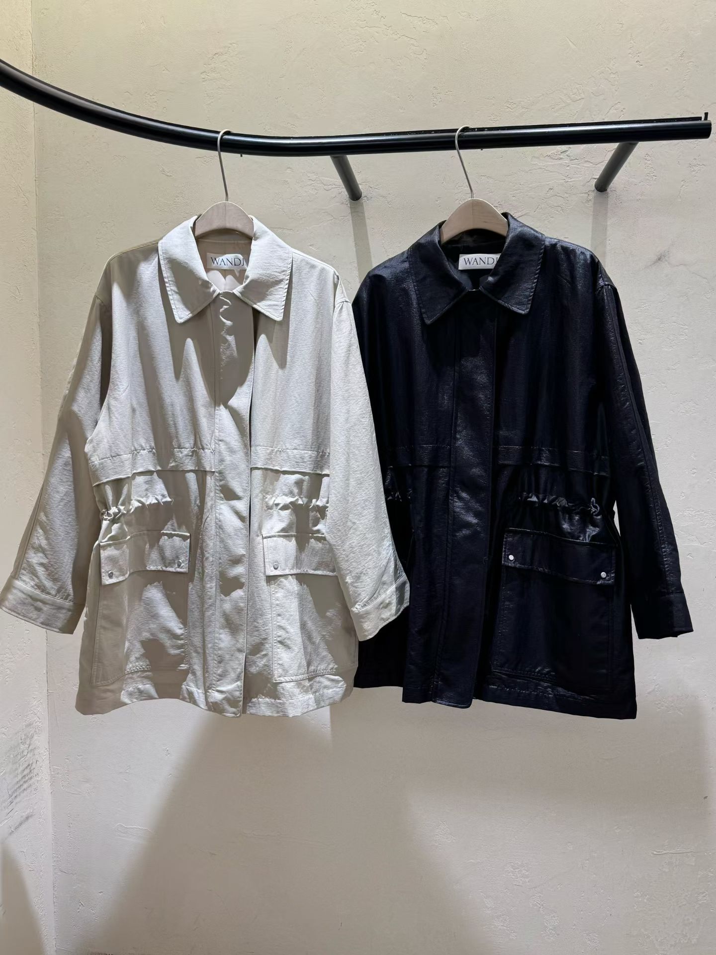 WJ5506 韓系風衣外套 *特價* (充值購物金不適用)