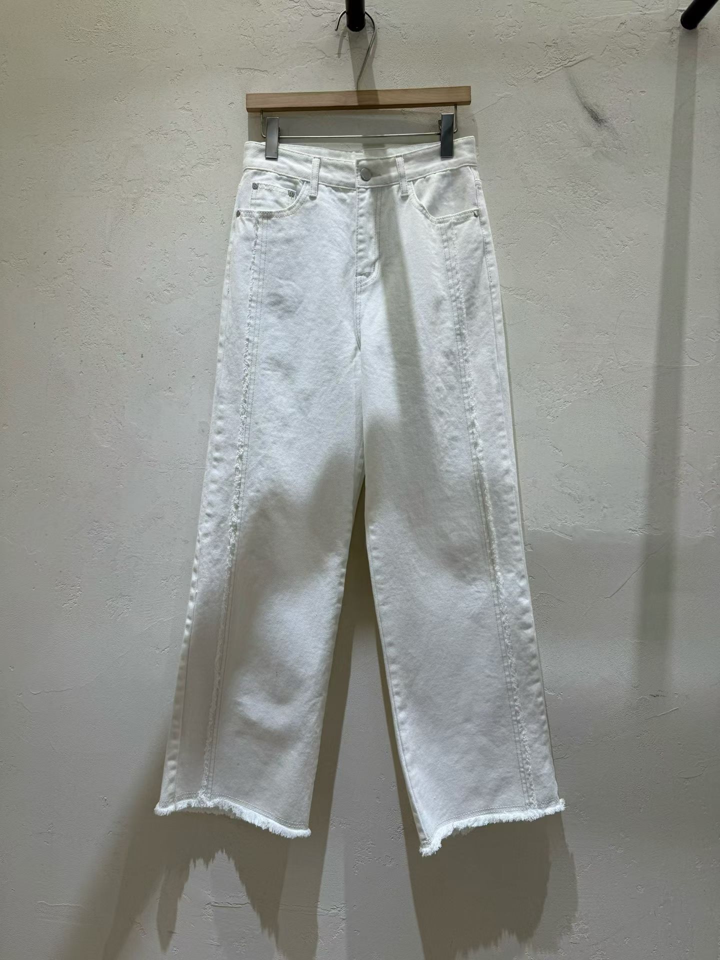 WJ5516 側車線直筒牛仔褲 *特價* (充值購物金不適用)