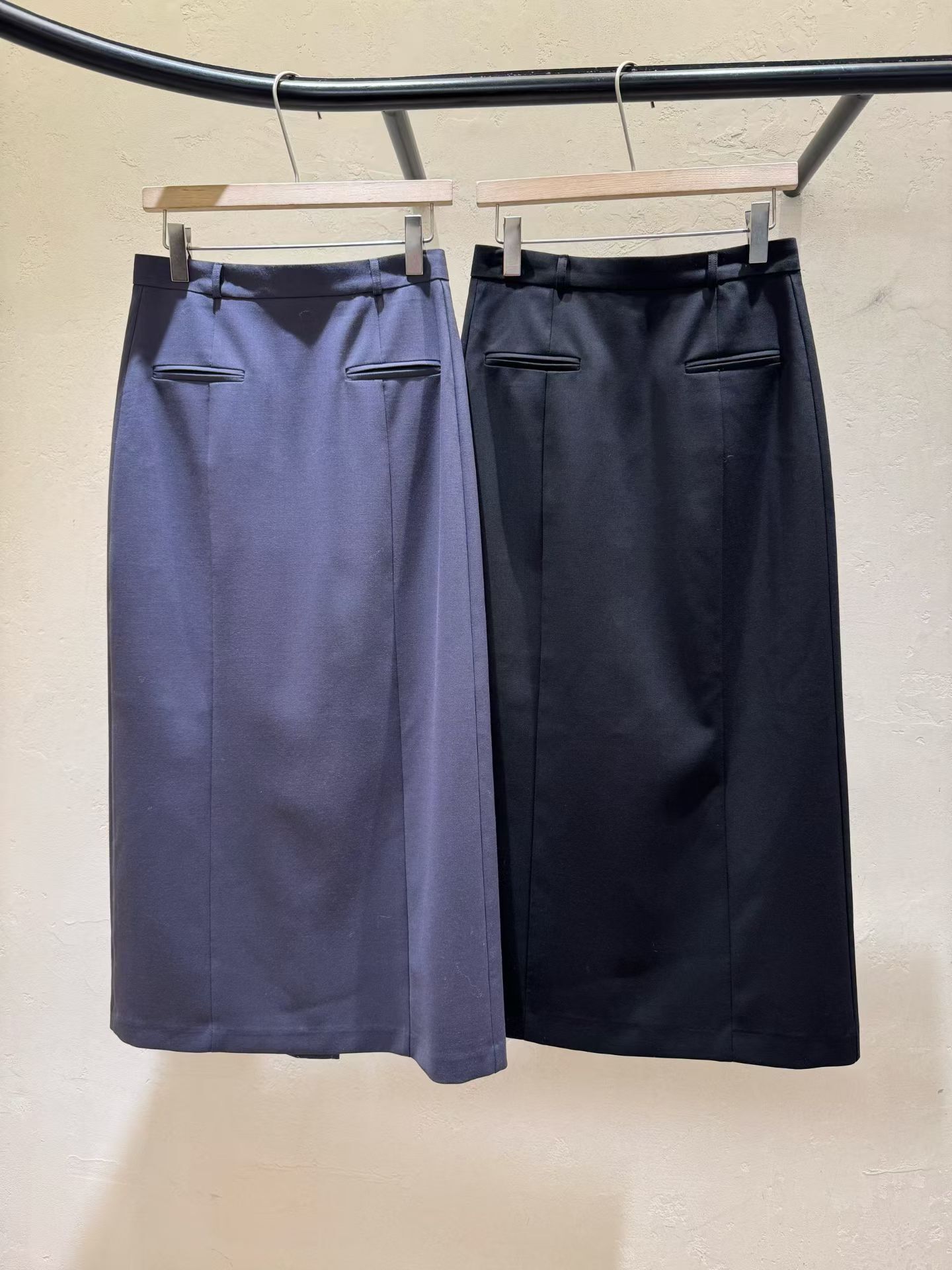 WJ5521 雙車線直筒西裙 *特價* (充值購物金不適用)