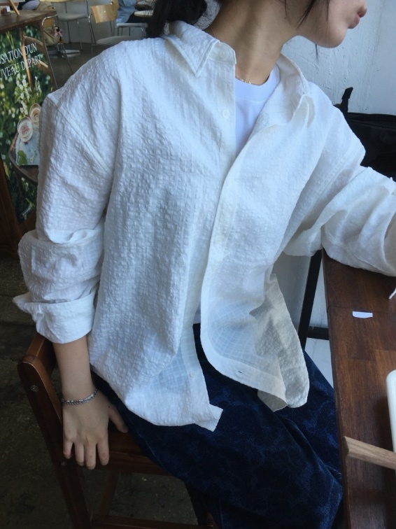 春天微風白樺樹襯衫