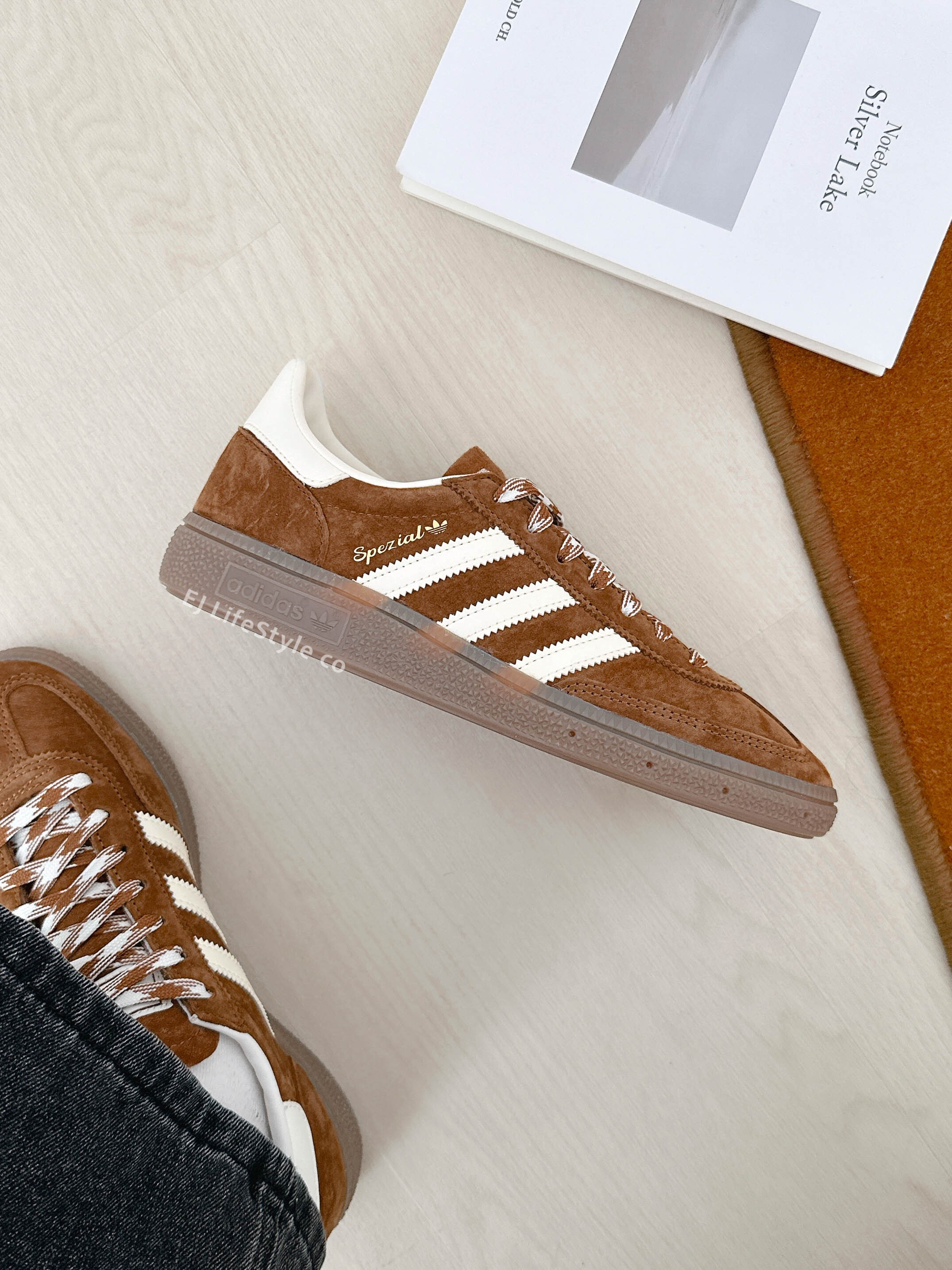 ADIDAS HANDBALL SPEZIAL 調色盤系列 焦糖棕 橘棕 咖啡色 編織鞋帶 男女鞋 KI5938 / 現+預