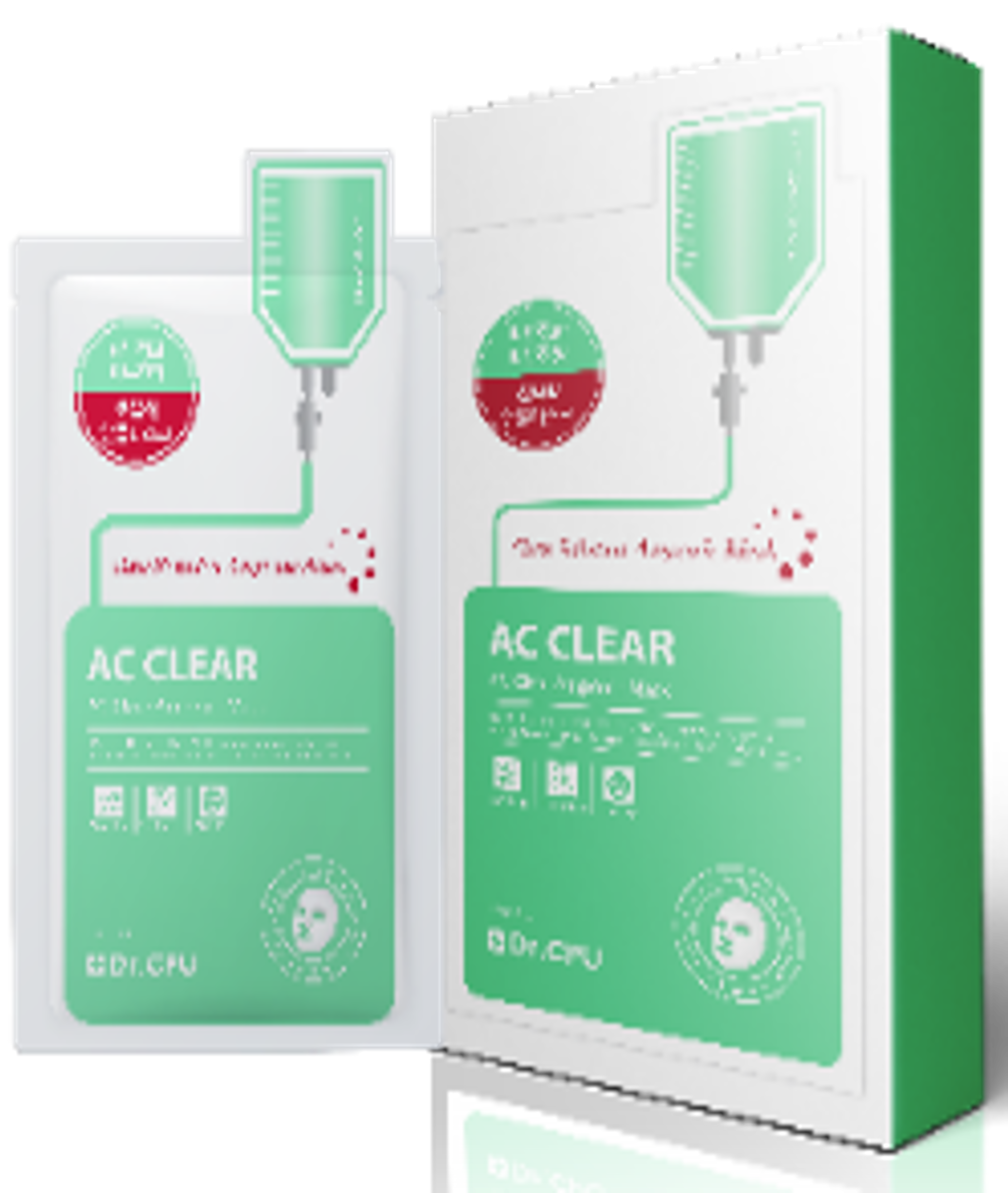 A32 Dr.CPU 鎮定舒緩精華面膜 (一盒10片) 綠色