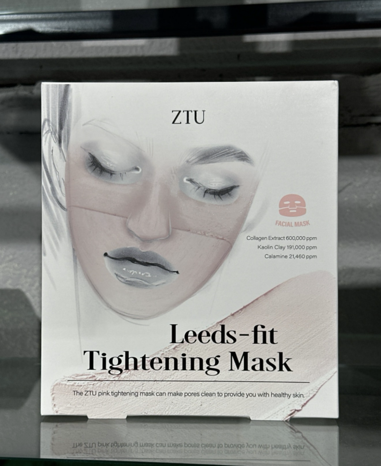 PT101 ZTU SD塑顏膠原蛋白提拉石膏面膜（FACIAL全面) Leeds-fit Tightening Mask(facial)(ZTU003A)一片 *過期: 2026/02/21