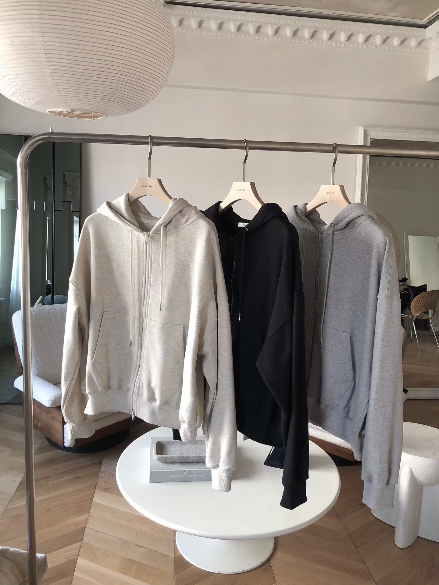 LB5503 美式基礎拉錬外套 *特價* (充值購物金不適用)