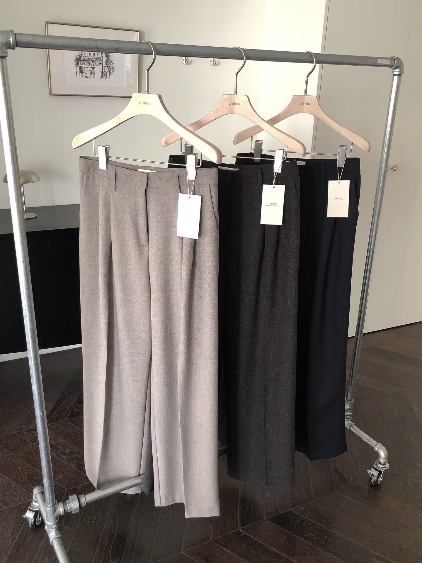 LB5504 壓摺直腳款西褲 *特價* (充值購物金不適用)