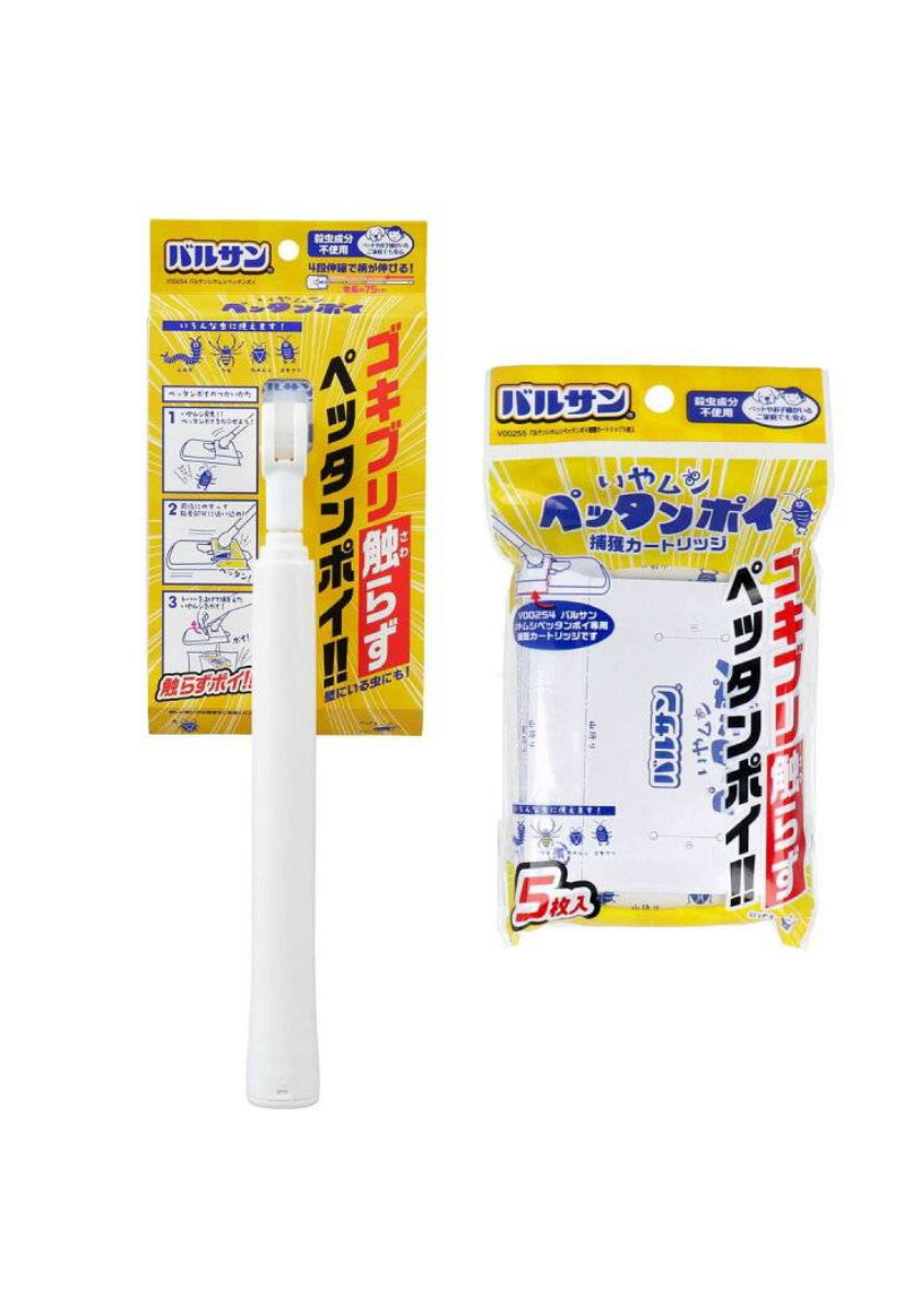 【 預購 】Barsan 四段伸縮害蟲捕獲神器 (本體+專用黏著片) 日本