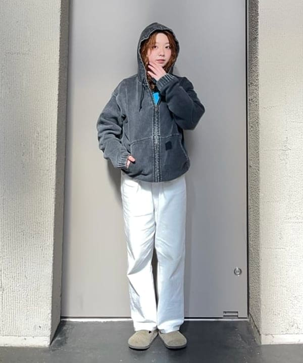 BEAMS JAPAN｜KNIT LIKE DENIM HOODIE