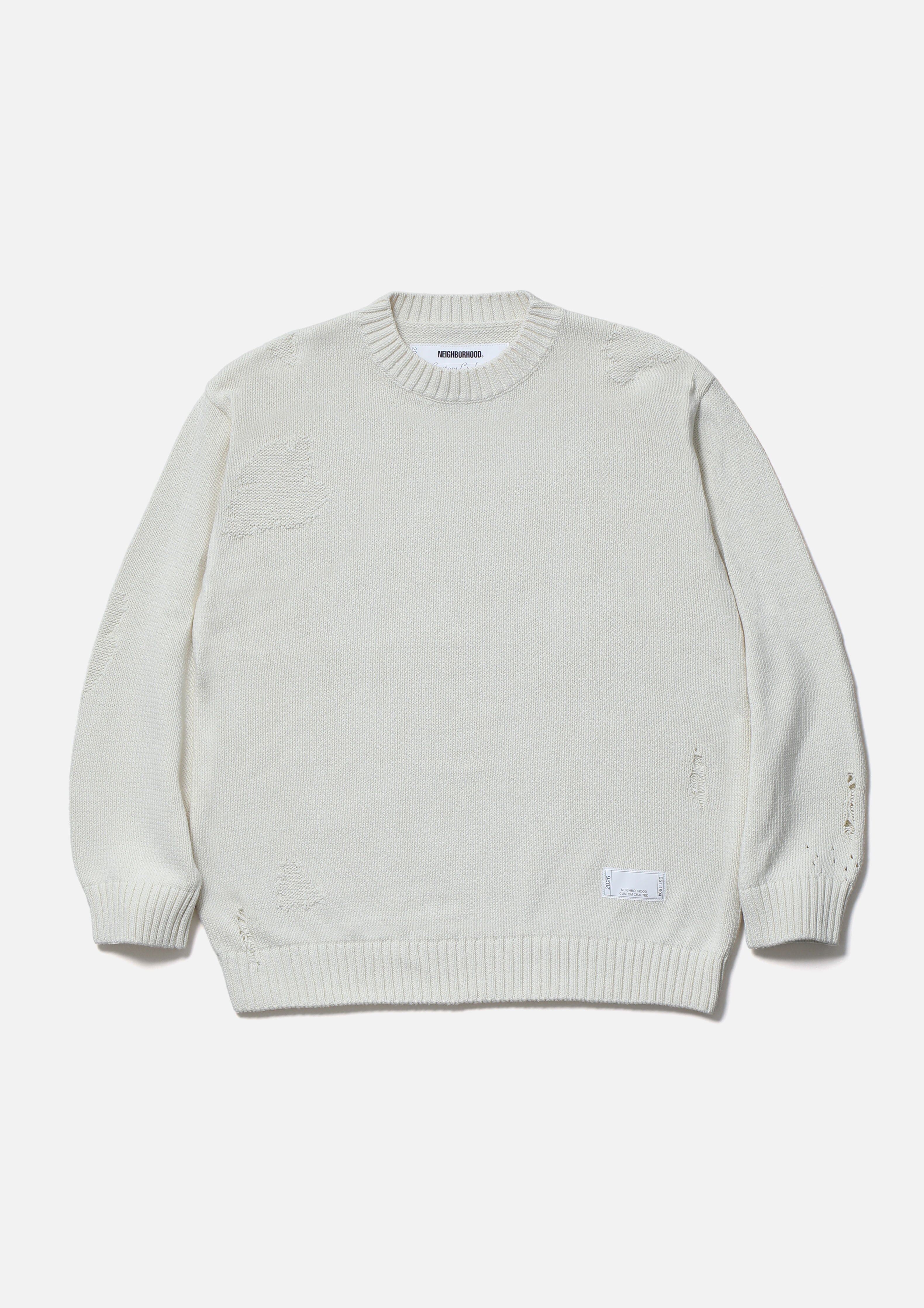 『代購商品』2026SS NEIGHBORHOOD NBHD SAVAGE CREWNECK SWEATER 針織衫 261FUNH-KNM01