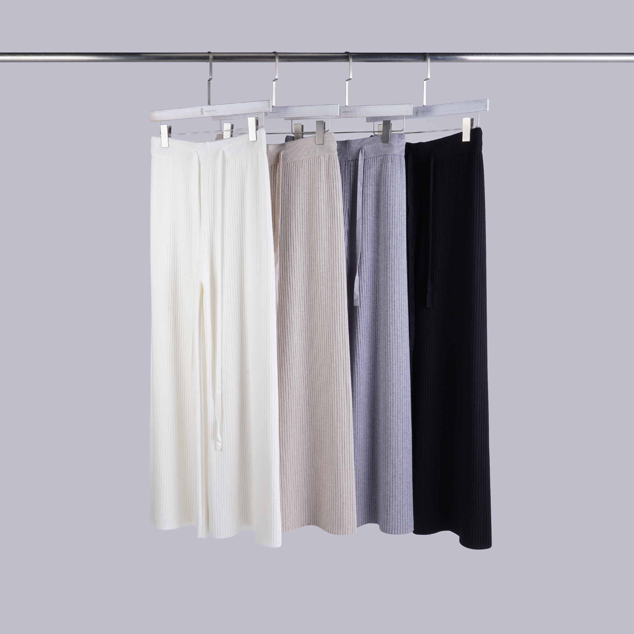 質感內刷毛坑條褲 | 4色