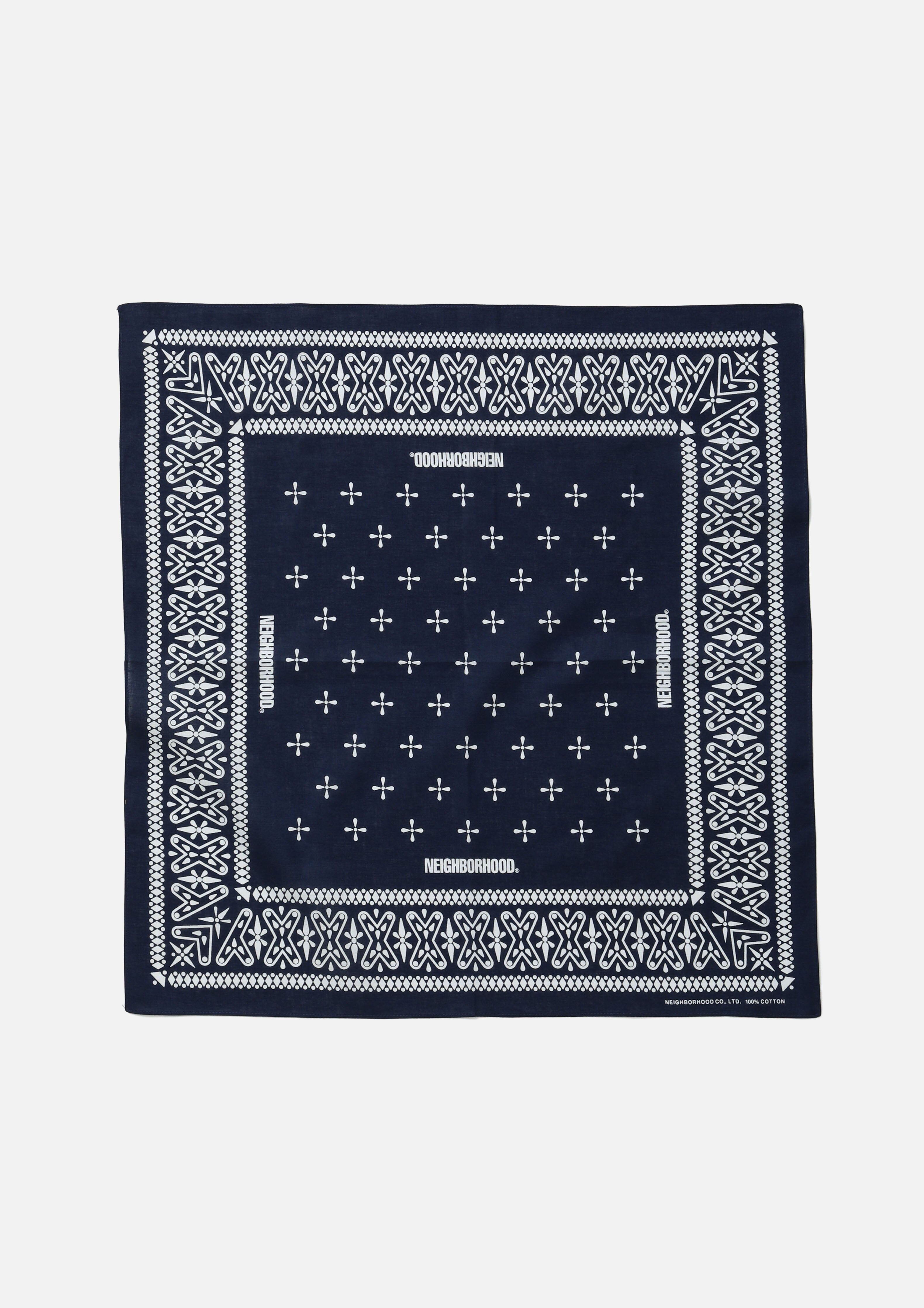 『代購+現貨商品』2026SS NEIGHBORHOOD NBHD CROSS PATTERN BANDANA 十字架 方巾 頭巾 手帕 現貨 261BXNH-AC01