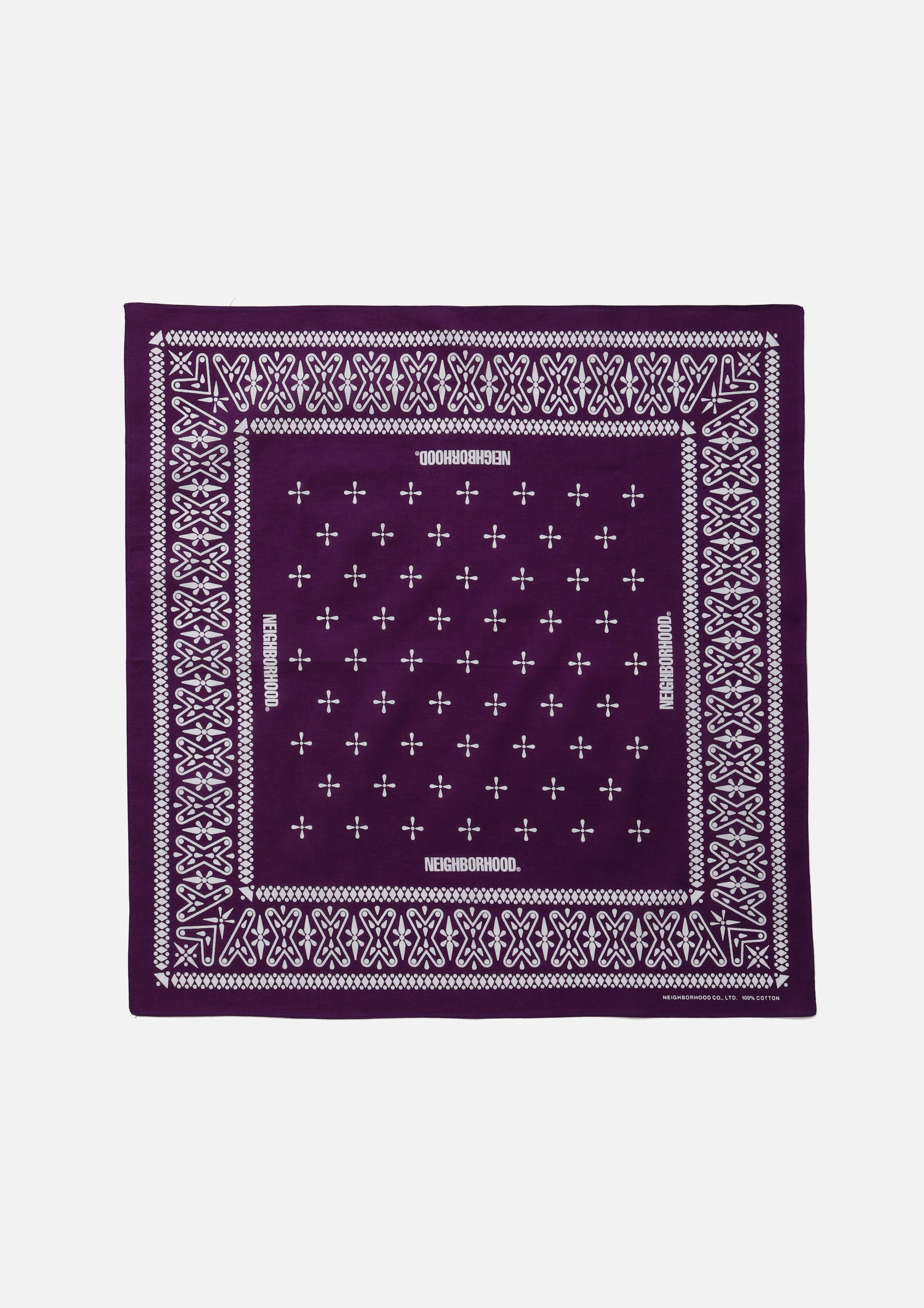 『代購+現貨商品』2026SS NEIGHBORHOOD NBHD CROSS PATTERN BANDANA 十字架 方巾 頭巾 手帕 現貨 261BXNH-AC01