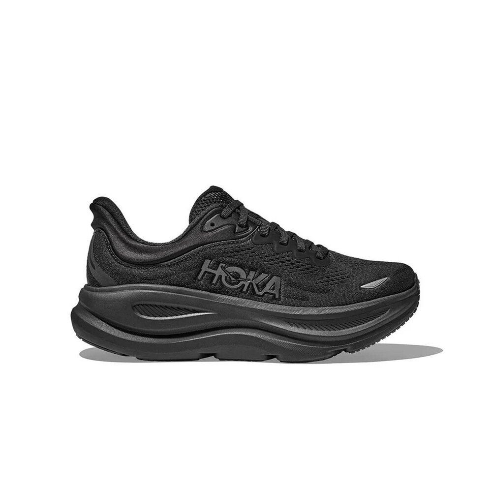 HOKA Bondi 9 Wide 全黑 休閒鞋 運動鞋 男鞋 HO1162013-BBLC
