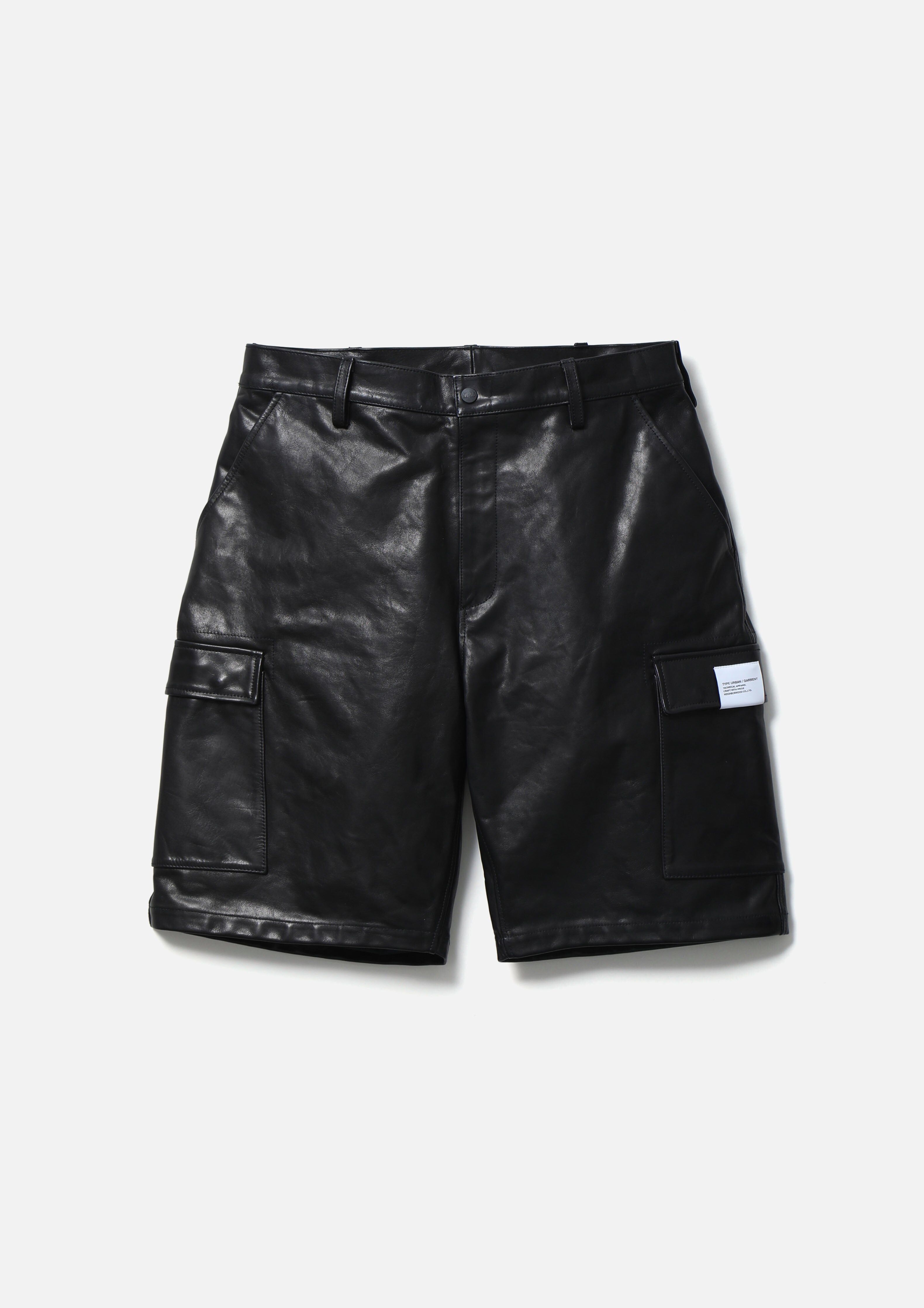 『代購商品』2026SS NEIGHBORHOOD NBHD LEATHER CARGO SHORT PANTS 褲子 261SZNH-PTM01